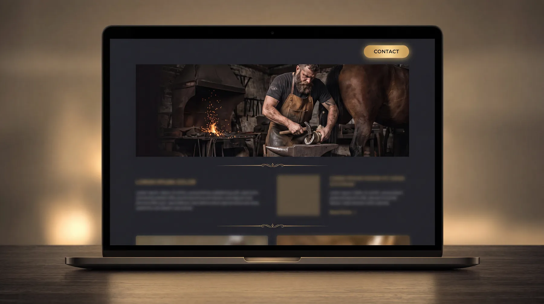 Webdesign-Referenz Handwerk — Website für Handwerksbetrieb mit Anfrage-Funnel